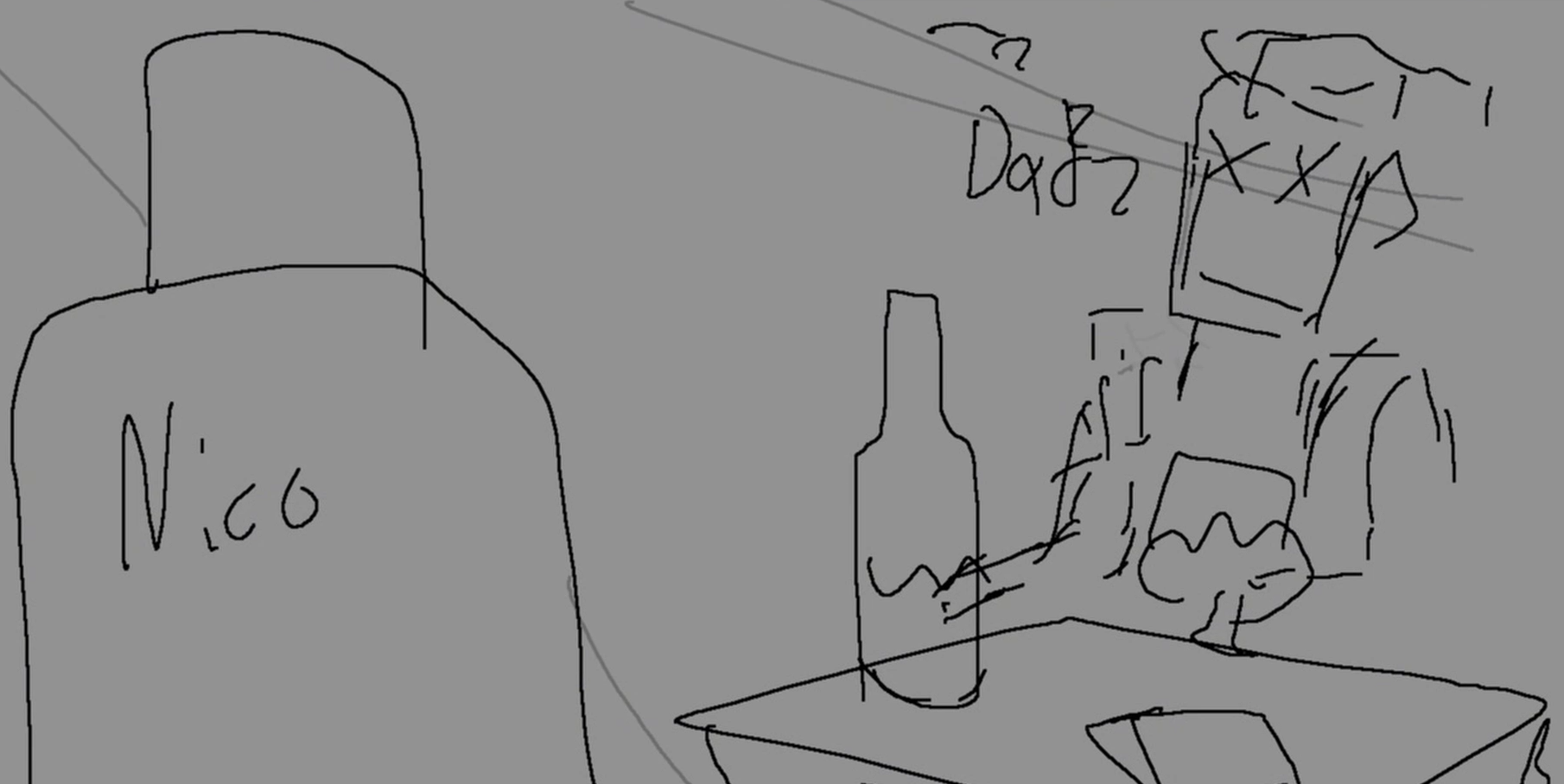 Blud got too much of that good kush and alcohol